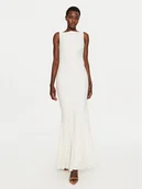 Sukienki - Rinascimento Sukienka wieczorowa CFC0119999003 Biały Slim Fit - miniaturka - grafika 1