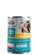 Mokra karma dla kotów - Frendi kawałki w delikatnym sosie z kurczakiem 400g - miniaturka - grafika 1