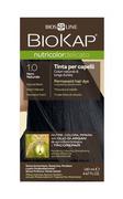 Farby do włosów i szampony koloryzujące - Biokap Lab Pharma Nutricolor Delicato 1.0 naturalna czerń 140ml 7043013 - miniaturka - grafika 1