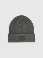 Czapki męskie - 4F Czapka beanie uniseks - szara Uniwersalny - miniaturka - grafika 1