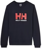 Bluzy damskie - Helly Hansen Hh Logo Crew bluza sportowa damska - sweter z kapturem XS - miniaturka - grafika 1