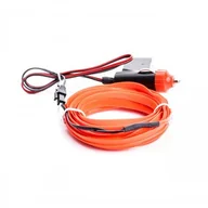 Żarówki samochodowe - Światłowód pasek taśma Led czerwony red 3m 24V - miniaturka - grafika 1