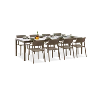 Meble ogrodowe - Zestaw ogrodowy Nardi TRILL/RIO - 8/210 Tortora - miniaturka - grafika 1