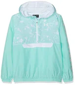 Kurtki i płaszcze dla chłopców - Under Armour uniseks dzieci pakowalna kurtka z zamkiem błyskawicznym 1/2 rozgrzewana góra Neo Turquoise/White M - miniaturka - grafika 1