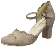 Czółenka - HIRSCHKOGEL 3007836 czółenka damskie, szary - Szary kamień 108-38 EU - miniaturka - grafika 1