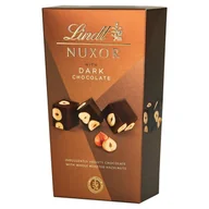 Inne słodycze - Lindt Nuxor Praliny z czekolady ciemnej Gianduja z całymi orzechami laskowymi 150 g - miniaturka - grafika 1