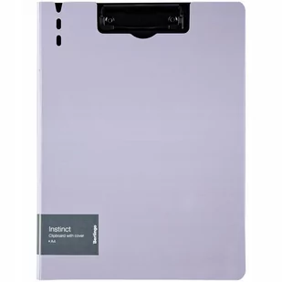 Clipboard Instinct A4 składany z klipsem fioletowy - Berlingo - Teczki i skoroszyty - miniaturka - grafika 1