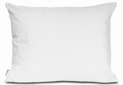 Poszewki na poduszki - Poszewka 50x70 bawełniana Semplice biała - miniaturka - grafika 1