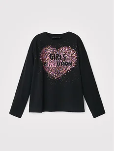 Desigual Bluzka Alba 22WGTK05 Czarny Regular Fit - Bluzki damskie - miniaturka - grafika 1