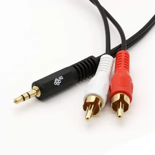 TB Kabel 3,5mm MiniJack 2x RCA M/M chinch 1,5m AKTBXAJ2RCA150B - Kable - miniaturka - grafika 1