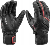 Rękawice narciarskie - LEKI RĘKAWICE Phoenix 3D black/red 9.5 - miniaturka - grafika 1