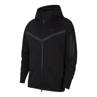 Bluzy sportowe damskie - Bluza sportowa damska Nike Tech Fleece Hoodie FZ WR - miniaturka - grafika 1