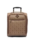 Walizki - Guess Walizka kabinowa Silia TWGP98 90972 Brązowy - miniaturka - grafika 1