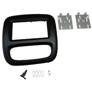 Compotech Ramka do radia 3706/2DD Czarny 3706/2DD - Akcesoria car audio - miniaturka - grafika 1