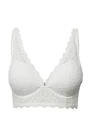 Biustonosze - ESPRIT Bodywear damski biustonosz Flower LACE Wireless push-up, Off White, 75 C, Off White, 75C - miniaturka - grafika 1