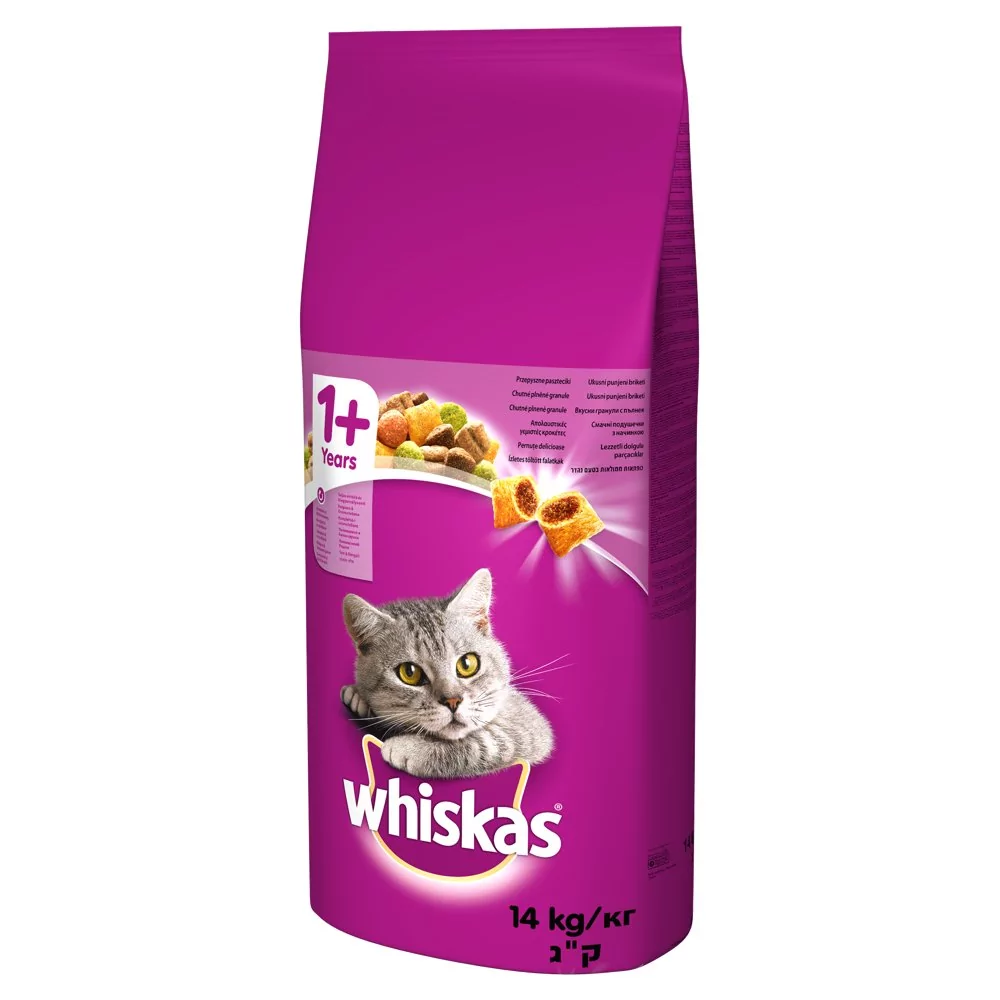 Whiskas Adult Jagnięcina i warzywa 14 kg