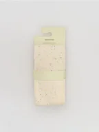 Rajstopy - Reserved - Wzorzyste rajstopy - kremowy - miniaturka - grafika 1