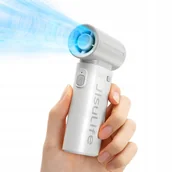 Wentylatory - Mini wentylator Jisulife Handheld Fan Life9 3600mAh przenośny wiatraczek USB - szary - miniaturka - grafika 1