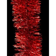 Ozdoby bożonarodzeniowe - Łańcuch choinkowy 200 x 7 cm czerwony - miniaturka - grafika 1