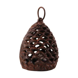 Metalowy lampion (wysokość 18 cm) Pine Cone – Esschert Design - Świeczniki - miniaturka - grafika 1