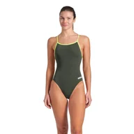 Kąpielówki dla chłopców - Strój Kąpielowy Damski Arena Lace Back Solid - miniaturka - grafika 1
