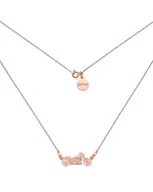 Naszyjniki - Naszyjnik z motocyklem z różowego złota - miniaturka - grafika 1