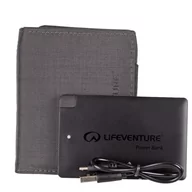 Portfele - Portfel LifeVenture Rfid Charger Wallet with power Kolor: szary - miniaturka - grafika 1