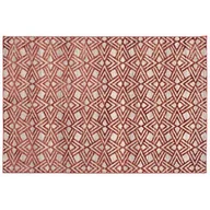 Dywany - Dywan Zoe 67 x 120 cm bordowo-szary - miniaturka - grafika 1