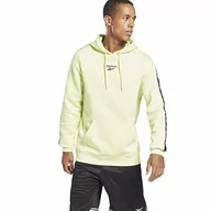 Bluzy męskie - Reebok Męska bluza z kapturem Te Tape Seengl S - miniaturka - grafika 1