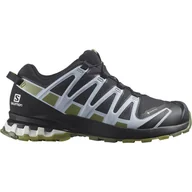 Buty sportowe damskie - Damskie Buty do biegania w terenie SALOMON XA PRO 3D V8 GTX W BLACK/GREEN MOS L41629500 – Czarny - miniaturka - grafika 1