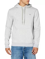 Bluzy męskie - G-STAR RAW Męska bluza z kapturem Premium Core, Lt Grey Htr C235-a302, XXL - miniaturka - grafika 1
