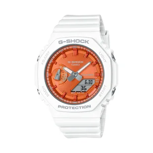 Zegarek Zegarek G-Shock Sparkle of Winter GMA-S2100WS-7AER Biały - Zegarki damskie - miniaturka - grafika 1