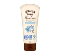 Balsamy i kremy do opalania - Hawaiian Tropic Nieprzezroczysty krem przeciwsłoneczny SPF 30 Aloha Care Protective Lotion Mattifies Skin) Sun P - miniaturka - grafika 1