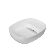 Umywalki - Umywalka Łazienkowa Nablatowa Zlew do Łazienki 46x37x13,5 cm INVENA Elara - miniaturka - grafika 1