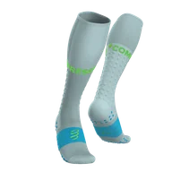 Skarpetki sportowe męskie - COMPRESSPORT Skarpety kompresyjne FULL SOCKS RUN ether/norse blue - miniaturka - grafika 1