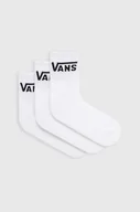 Skarpetki męskie - Vans skarpetki 3-pack męskie kolor biały - miniaturka - grafika 1