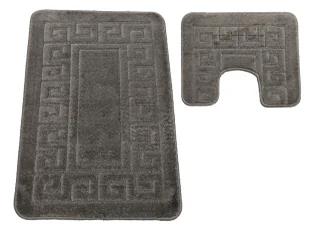 Nowoczesne jasnoszare dywaniki do łazienki Z4-W16 - Dywaniki łazienkowe Nowoczesne jasnoszare dywaniki do łazienki Z4-W16 - Dywaniki łazienkowe - miniaturka - grafika 1