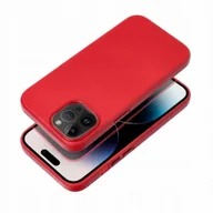 Etui i futerały do telefonów - Futerał LEATHER MAG COVER kompatybilny z MagSafe do SAMSUNG S25 czerwony - miniaturka - grafika 1