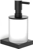 Mydelniczki i dozowniki mydła - Dozownik do mydła Contract czarny mat ścienny - miniaturka - grafika 1