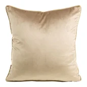 Poszewki na poduszki - Poszewka Mel 2 40X40Cm Ciemnobeżowy - miniaturka - grafika 1