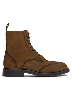 Gant Trzewiki Millbro Mid Boot 27643417 Zielony - Botki męskie - miniaturka - grafika 1