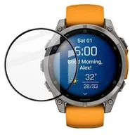 Akcesoria do smartwatchy - ZESTAW 2X Szkło Hybrydowe FULL GLUE 5D do Garmin Fenix 8 51mm czarny - miniaturka - grafika 1