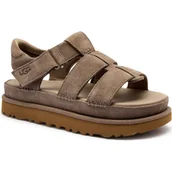 Sandały damskie - UGG Sandały W GOLDENSTAR STRAP | zamsz - miniaturka - grafika 1