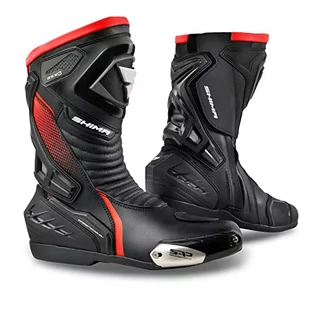SHIMA RSX-6 męskie buty do połowy łydki, czerwony fluo, 42 EU, Czerwony Fluo - Buty motocyklowe - miniaturka - grafika 1