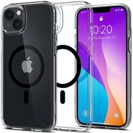 Etui i futerały do telefonów - Etui SPIGEN Ultra Hybrid Mag MagSafe do Apple iPhone 14 Czarny - miniaturka - grafika 1