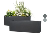 Skrzynie ogrodowe - Scheurich Podłużna donica Cube Box - miniaturka - grafika 1