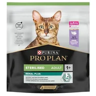Sucha karma dla kotów - PRO PLAN Sterilised Renal Karma dla kotów bogata w indyka 400+400g GRATIS - miniaturka - grafika 1