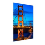 Obrazy i zdjęcia na płótnie - Foto obraz szkło akryl pionowy Most San Francisco - miniaturka - grafika 1