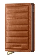 Portfele - Portfel RFID Secrid Premium Slimwallet Emboss Lines - cognac - miniaturka - grafika 1