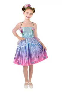 STRÓJ BARBIE WIOSNA LICENCJA-128 - Stroje karnawałowe - miniaturka - grafika 1